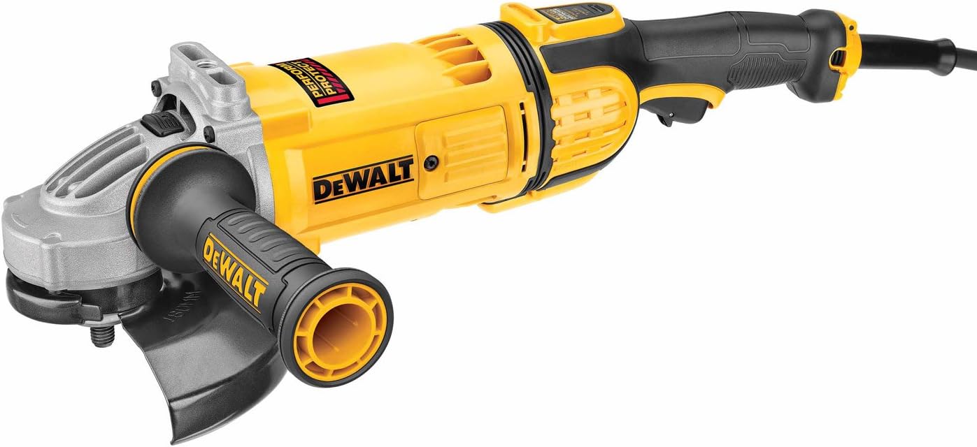 DEWALT DWE4597N 7-Inch 8,500 Rpm 4.9 HP Angle Grinder, No-Lk