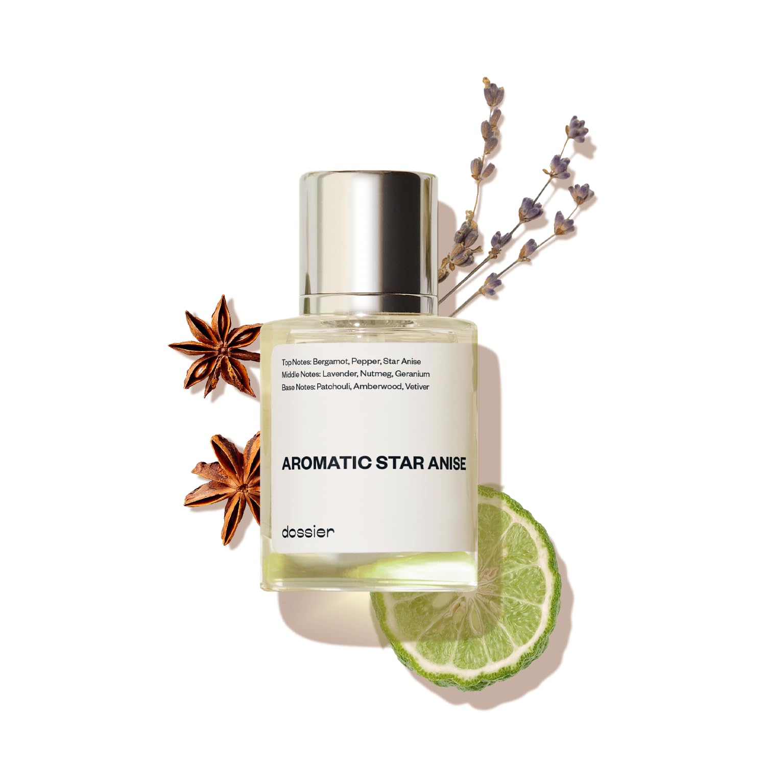 Dossier - Aromatic Star Anise - Eau de Parfum - Inspired by D.Sauvage - Perfume Luxury - Pure Infused - For Men - Fragrance 1.7 Fl 0z (Spray 50ml)