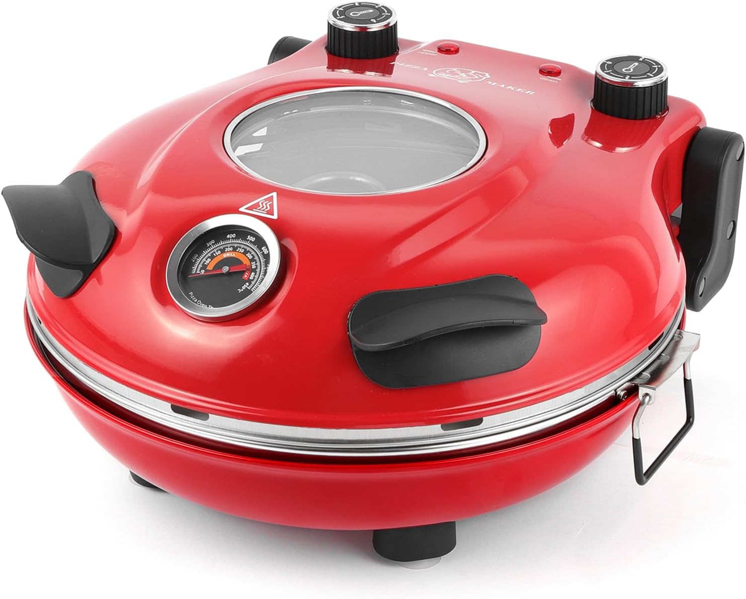 KLAIF Electric Pizza Oven Indoor, LM-Red, Basic Set