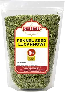 Fennel Seed Luckhnowi 1 LB| 16 oz ~ Saunf Sabut ~ Whole Spice All Natural ~ Gluten Friendly | NON-GMO | Vegan | Indian Origin