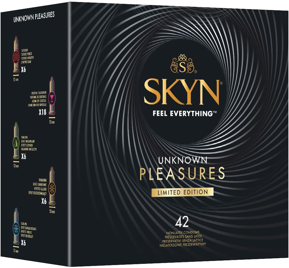 SKYN Unknown Pleasures 42 Pack of Non-Latex Condoms