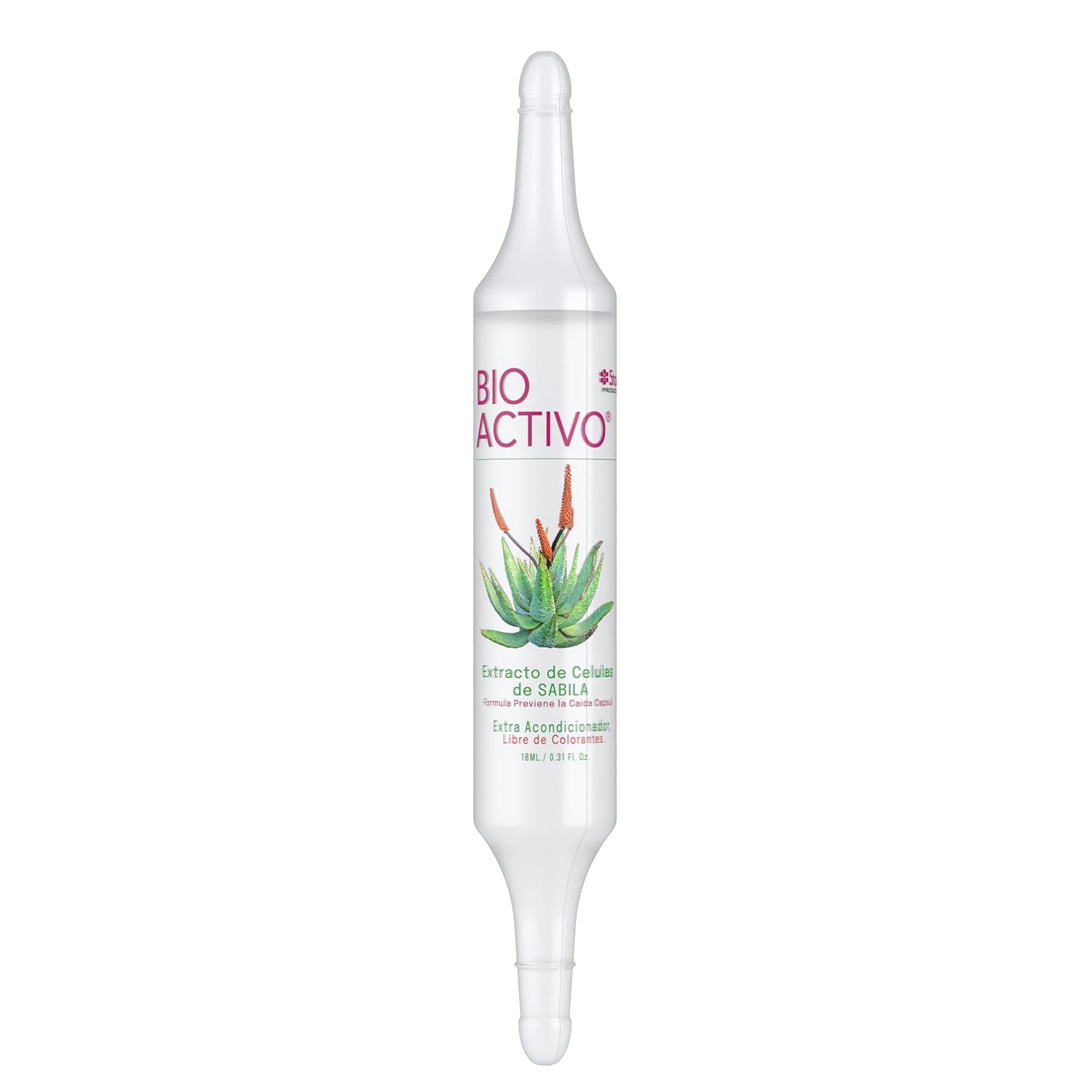 Bioactive Aloe Vera Capilar Cell Extract Ampoules 1 Pack – 0.61 oz Each, Intensive Hair Repair and Hydration Treatment
