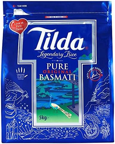 Tilda Pure Basmati Rice - 4 x 5 kg