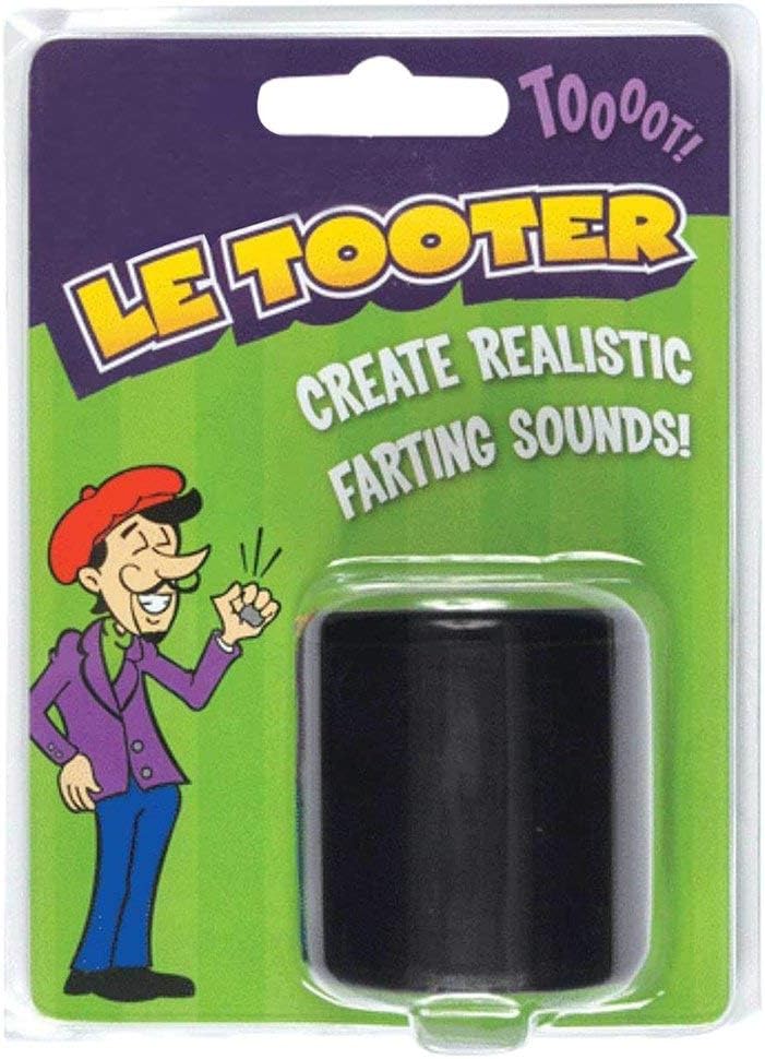 CRTEPST Pooter Fart Machine Toy Rubber Le Tooter Create Farting Natural Sound Best Novelty Gag Gifts Joke Children's Day Party Toy(Black4)