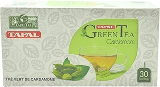 Tapal Green Tea 30 Tea Bags (Cardamom)