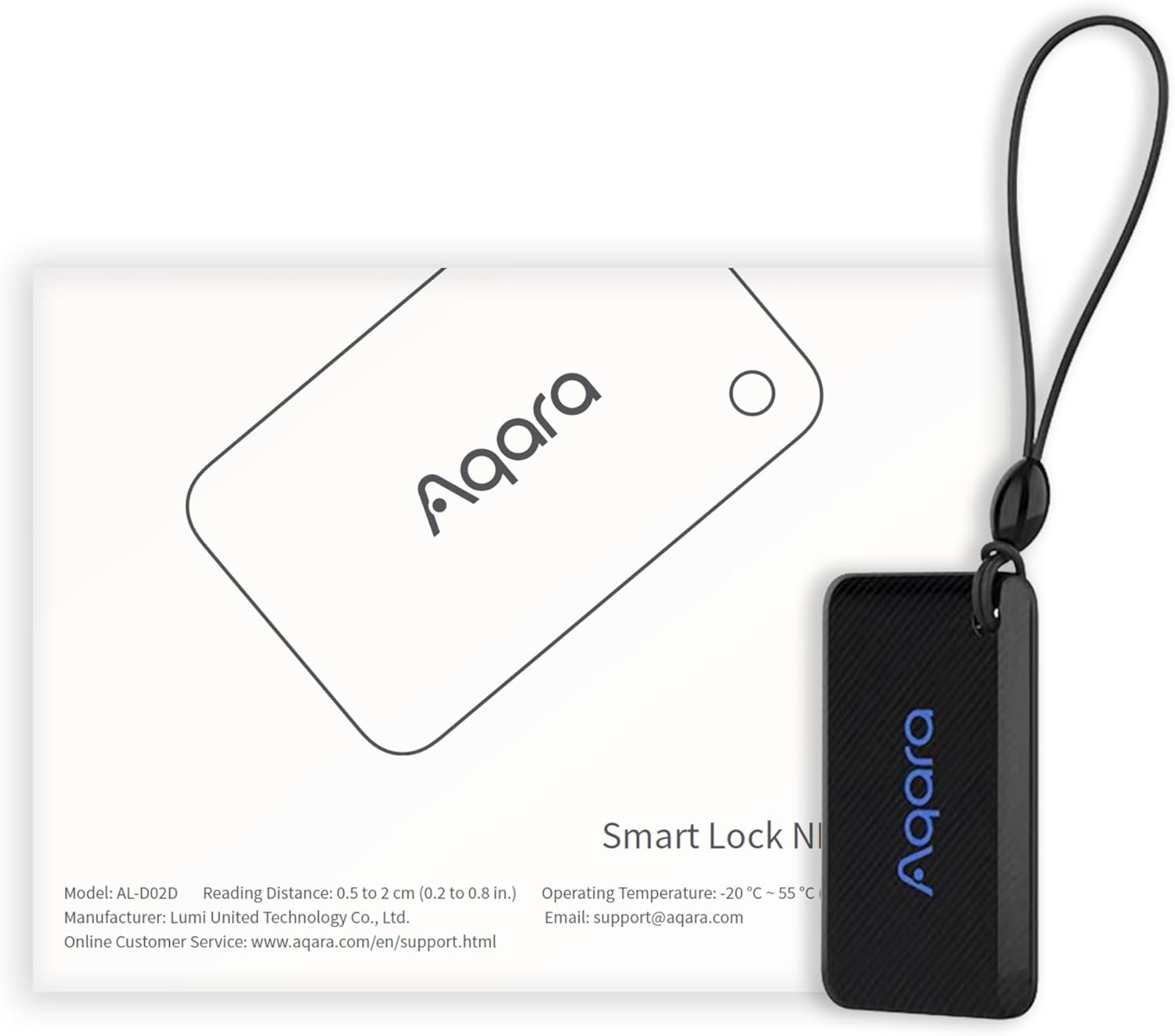 Aqara NFC Card for Smart Lock U200, Access Card for Keyless Entry Door Lock U200, 1 Pack