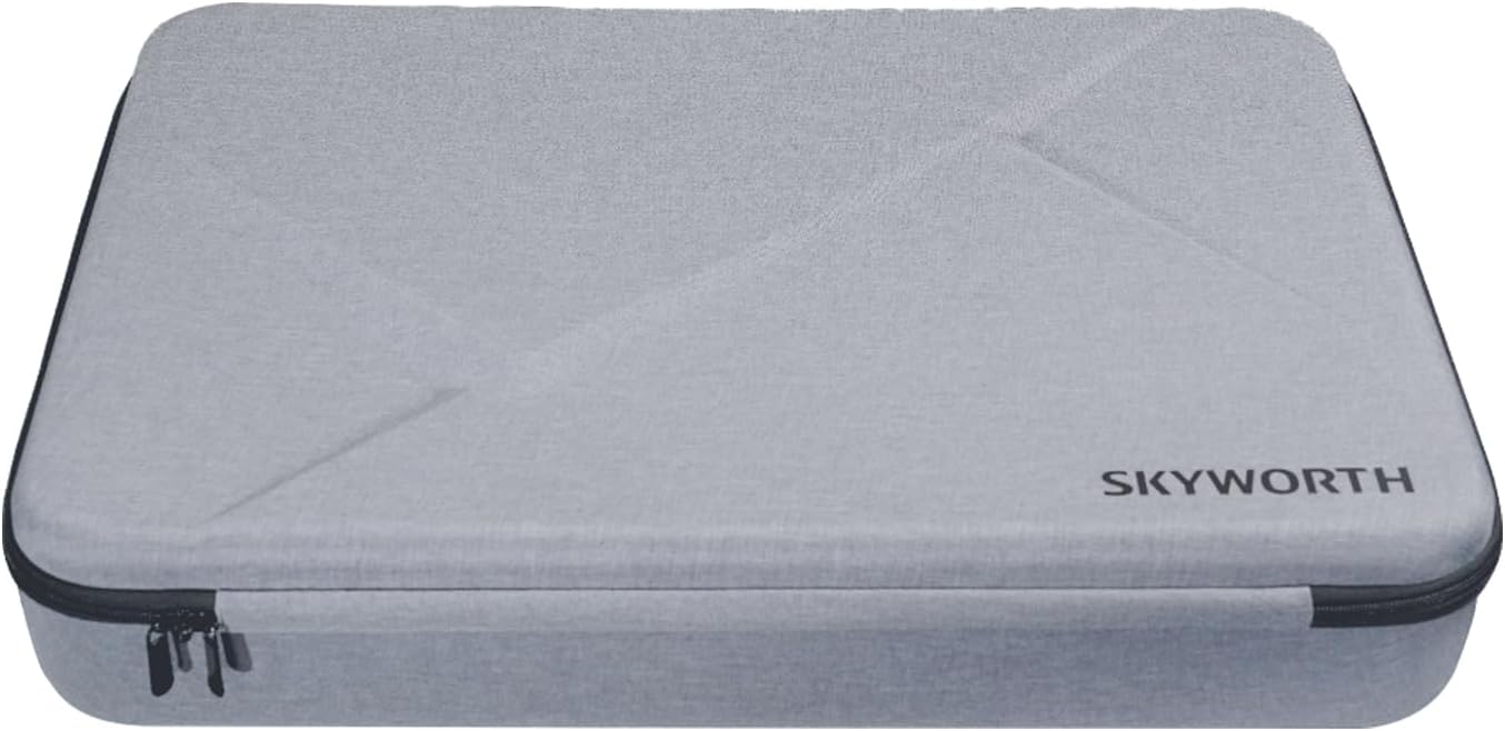 Skyworth Case for 24-Inch Portable Display with Shoulder Strap Handle Business Travel Bag for Transport Storage LCD Screens Monitors and Display (Grey)