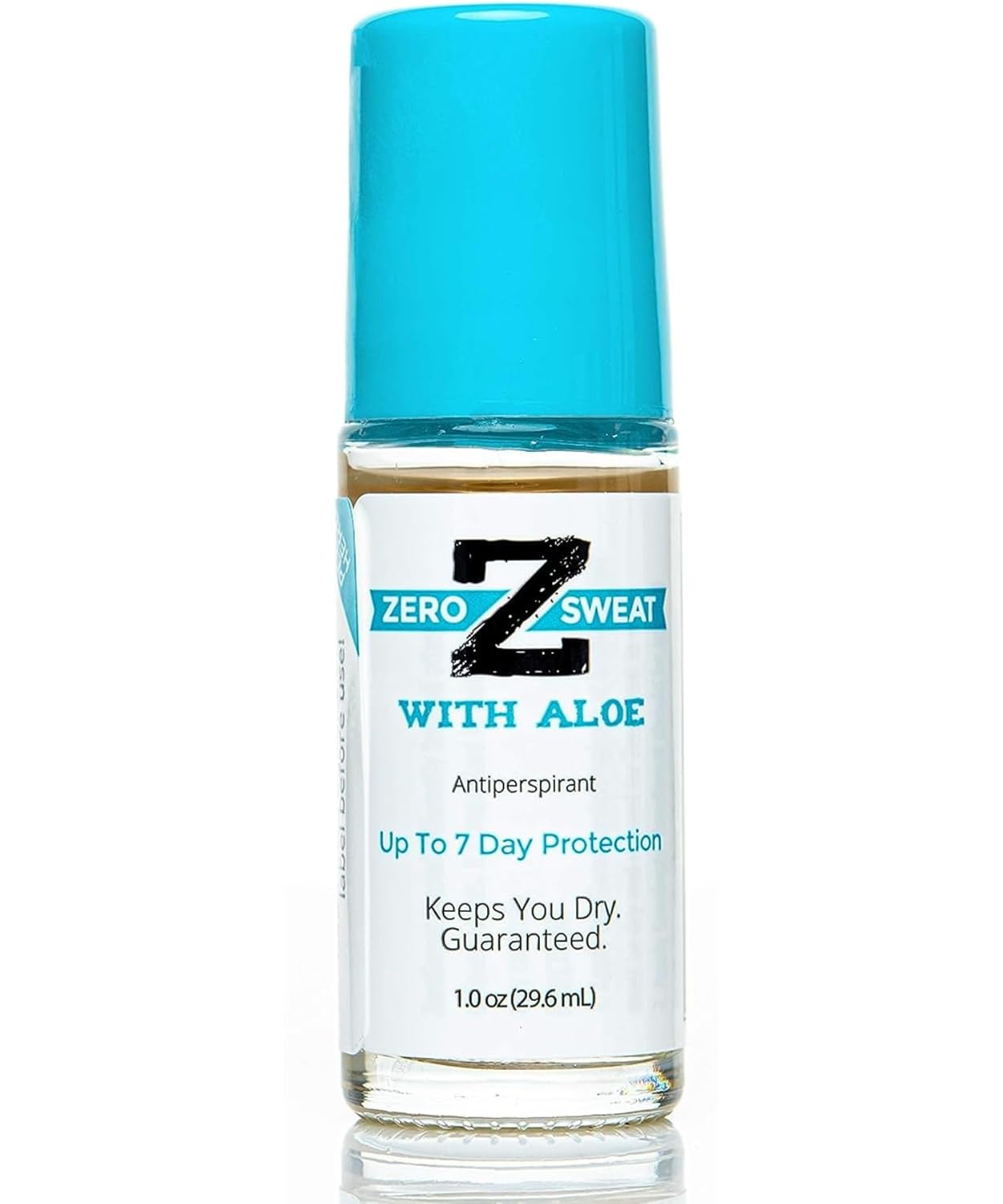 ZeroSweat Antiperspirant Deodorant with Aloe | Clinical Strength Hyperhidrosis Treatment - Reduces Armpit Sweat for Up To 7-days per Use - Protection from Excessive Sweating and Odor for Men and Women