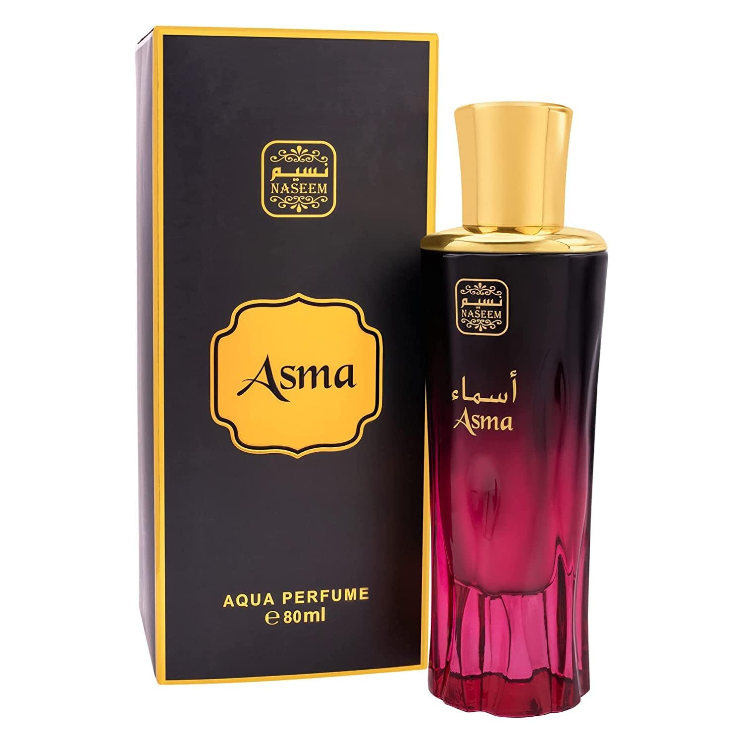 NASEEM Asma Aqua Perfume Alcohol Free Long Lasting Arabian Fragrance for Women Extrait de Parfum 80 ML