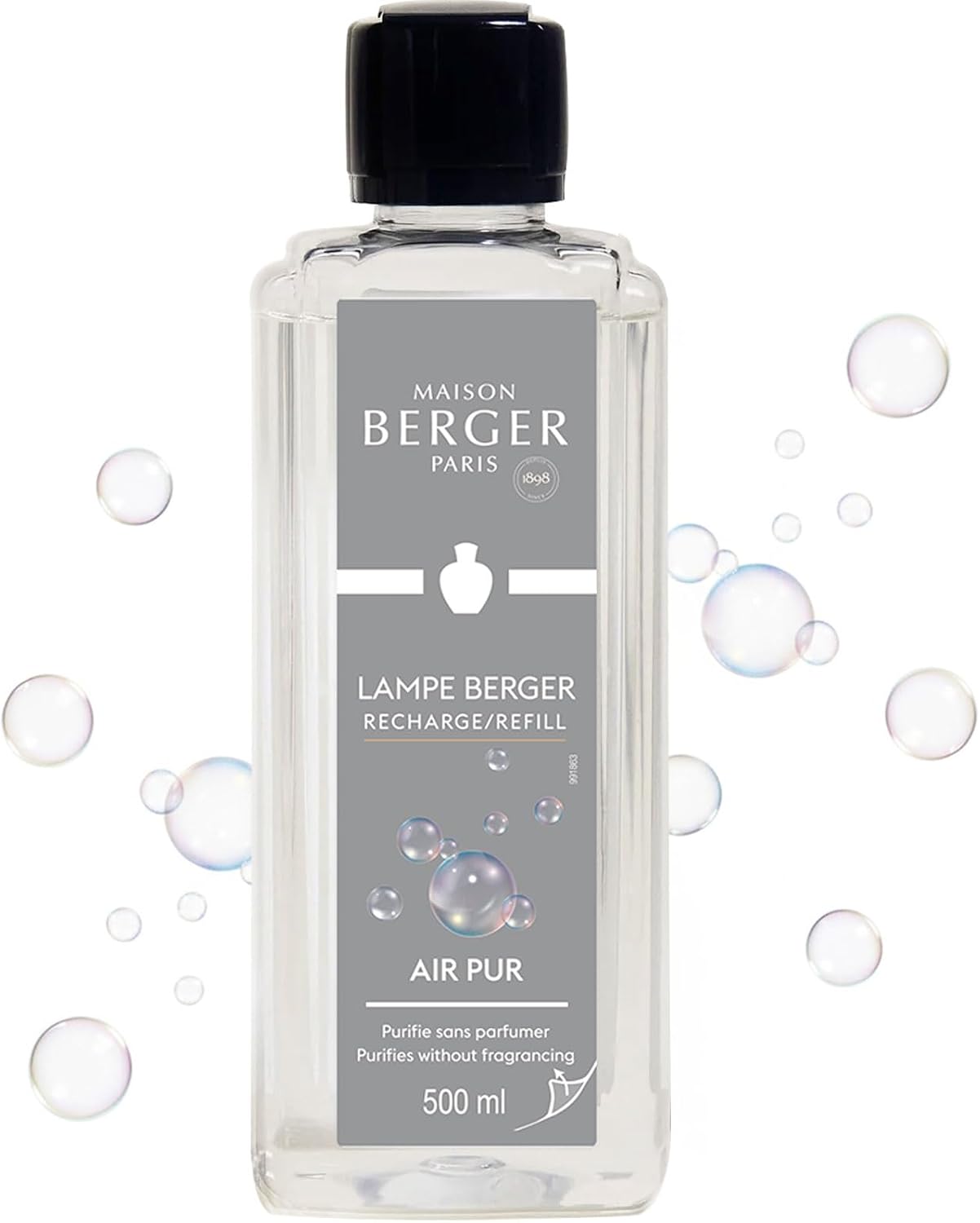 MAISON BERGER Lampe Berger Refill, 500 ml, So Neutral | Catalytic Lamp Fragrance Refill, Helps Neutralize Odors, ~80 h Fragrance Diffusion, Made in France