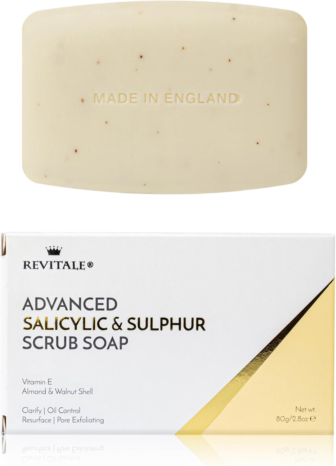 Revitale Advanced Salicylic Acid & Sulphur Scrub Soap