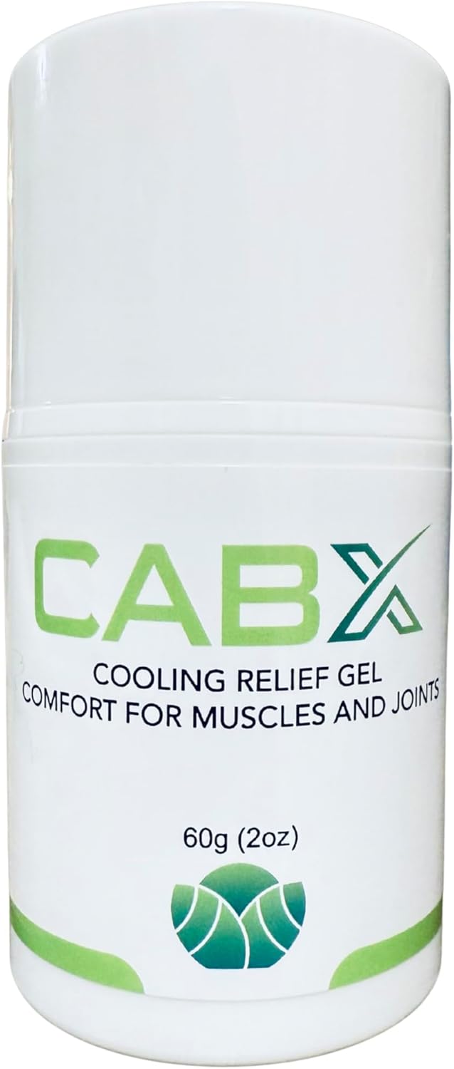 CABX Cooling Relief Gel for Muscles and Joints *New AIRLESS Pump Bottle*