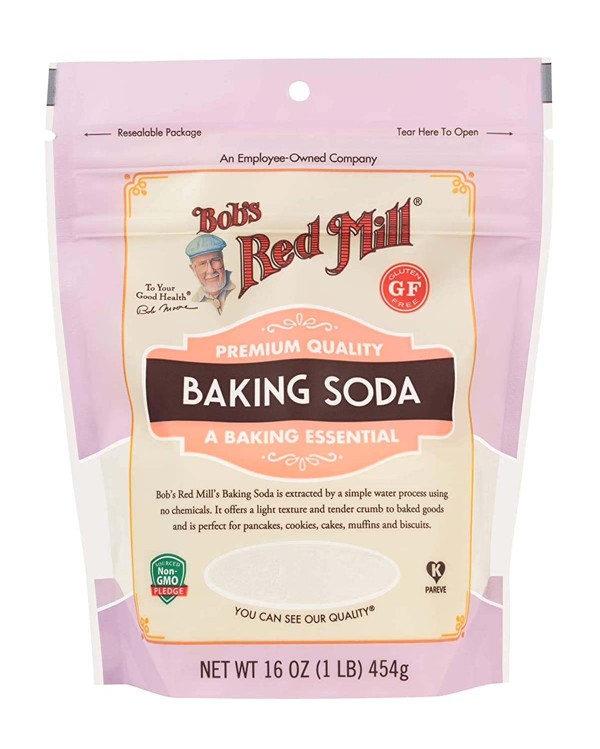 Bob's Red Mill Baking Soda, 16 Oz (Pack of 2)