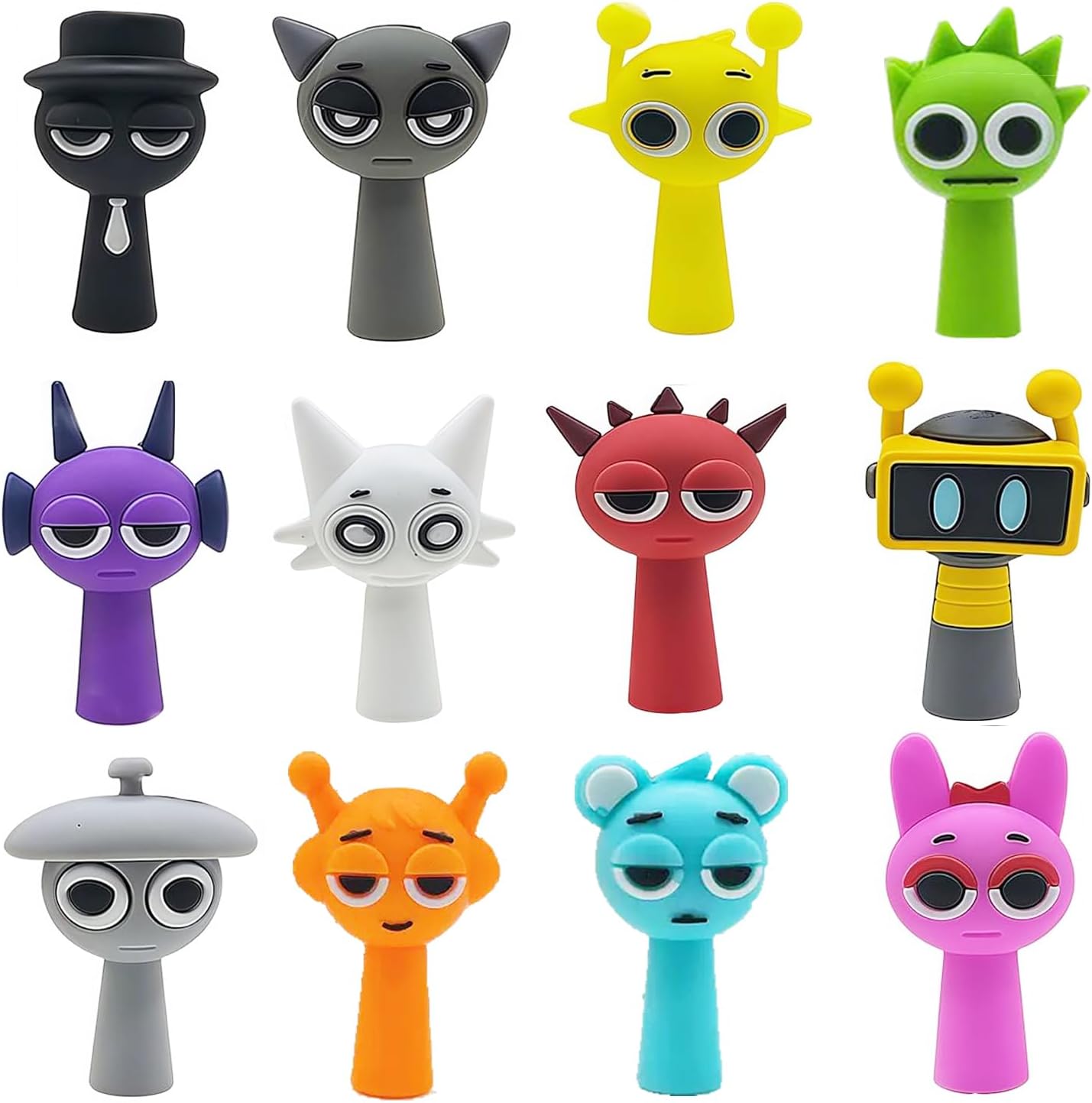 Action Figures Mystery Box, Mystery Box Office Room Action Figurine Decor Birthday Gifts for Boys and Girls, 12 Pcs