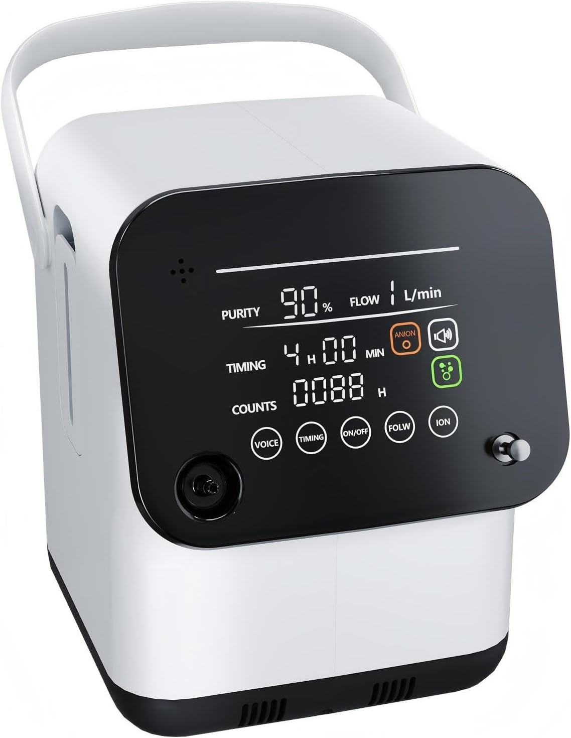 Oxygen Generator 1-7L Adjustable Oxygen Concentrator for Home Use,Portable Oxygen Concentrator with Accessories,ROGS