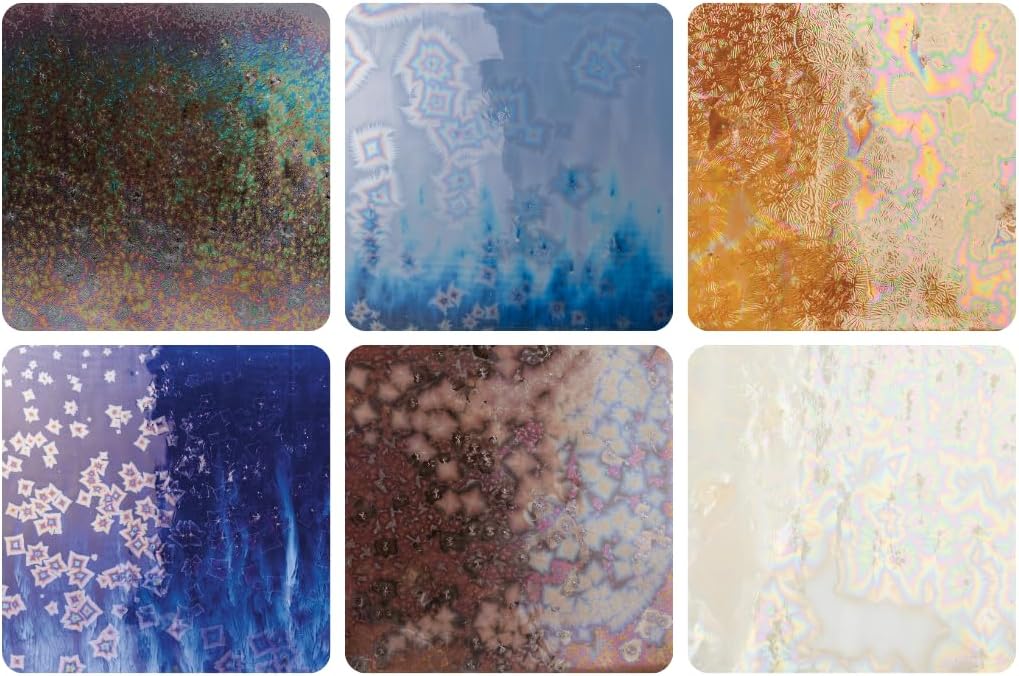 AMACO Cosmos Crystalline Gloss Glaze, 6-Pint Class Pack (New Assortment!)