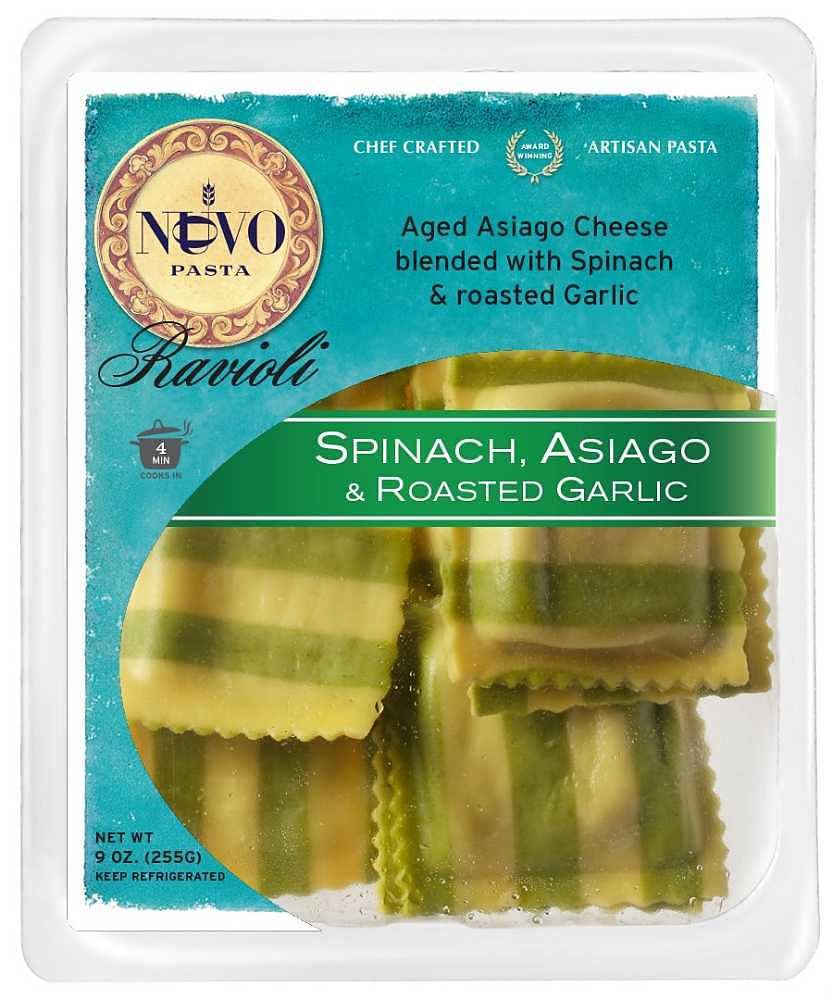 Nuovo Spinach Asiago & Roasted Garlic Ravioli (Case of 6)