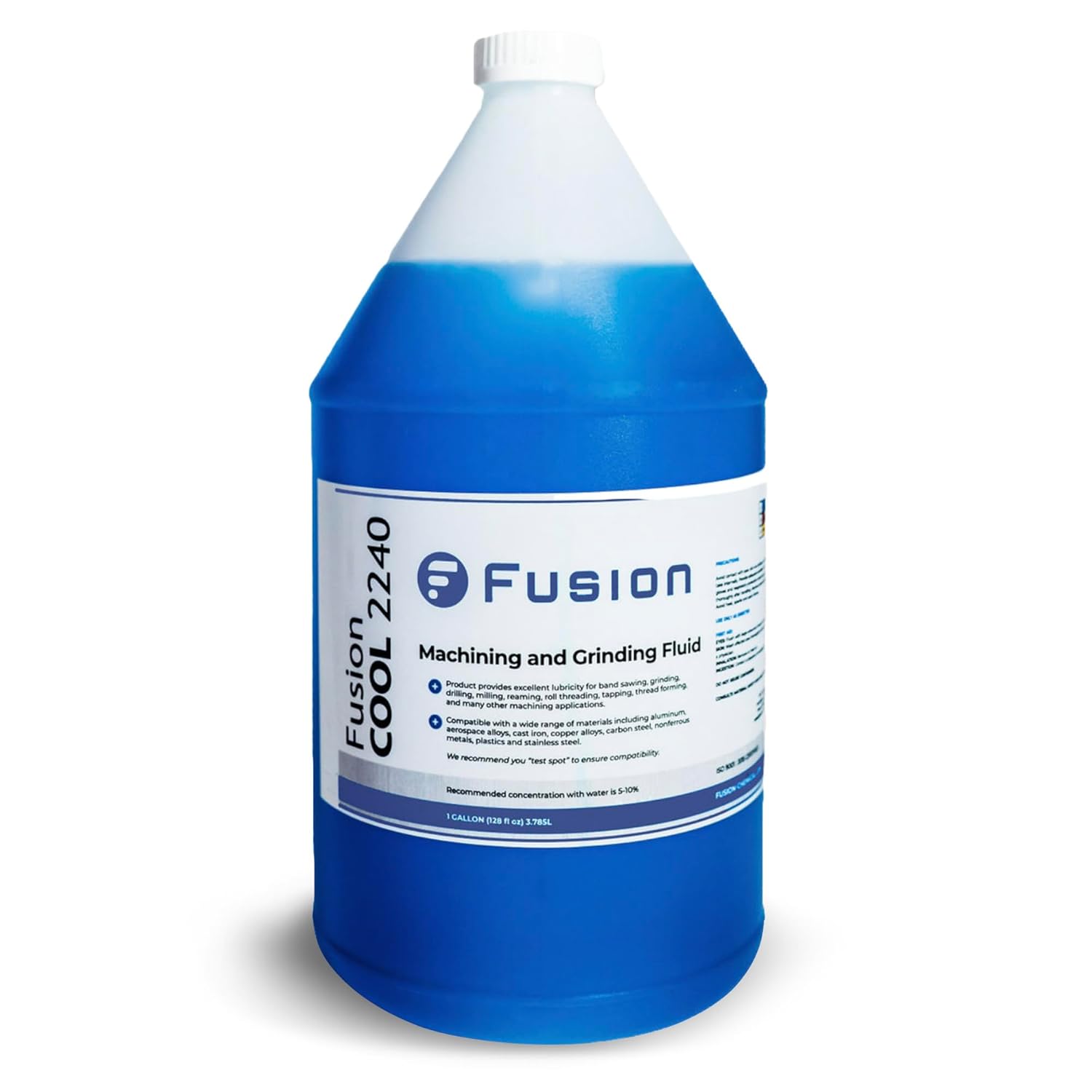 Machining, Grinding, and Cutting Fluid | Fusion Cool 2240 | General Purpose Coolant, Cutting Oil and Machine Shop Operations | Semisynthetic (1 Gallon)