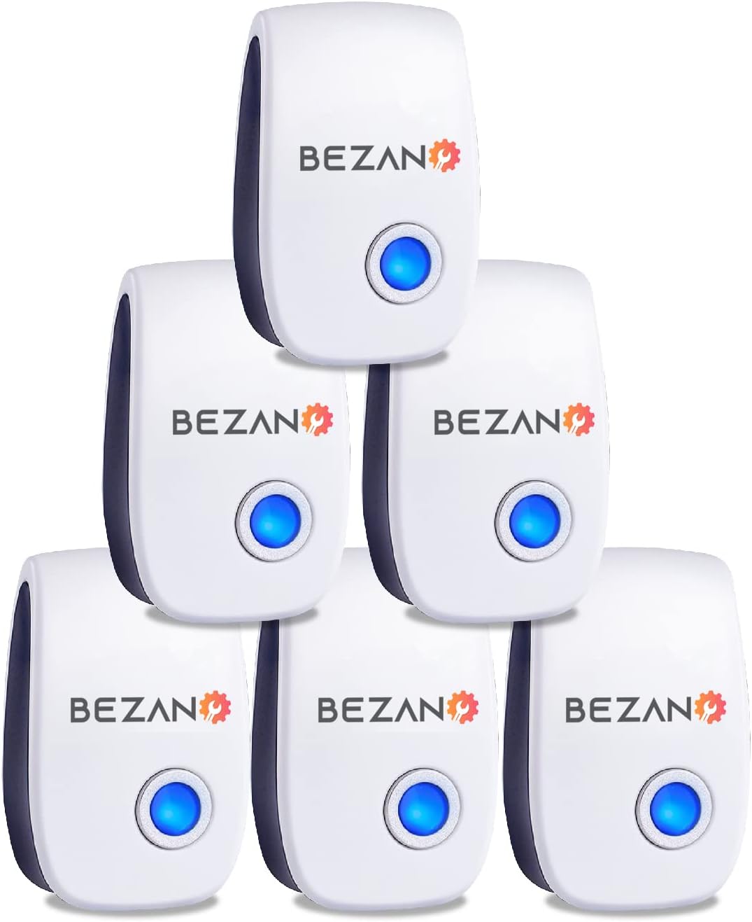 6 Packs Ultrasonic Pest Repeller - Plug-in Mice Repellent - Rodent Repellent for Indoor Use - Insect Repellent - Mouse Repellent Repelling Rat, Spider, Mouse, Mice, Cockroach, Moths, Ants