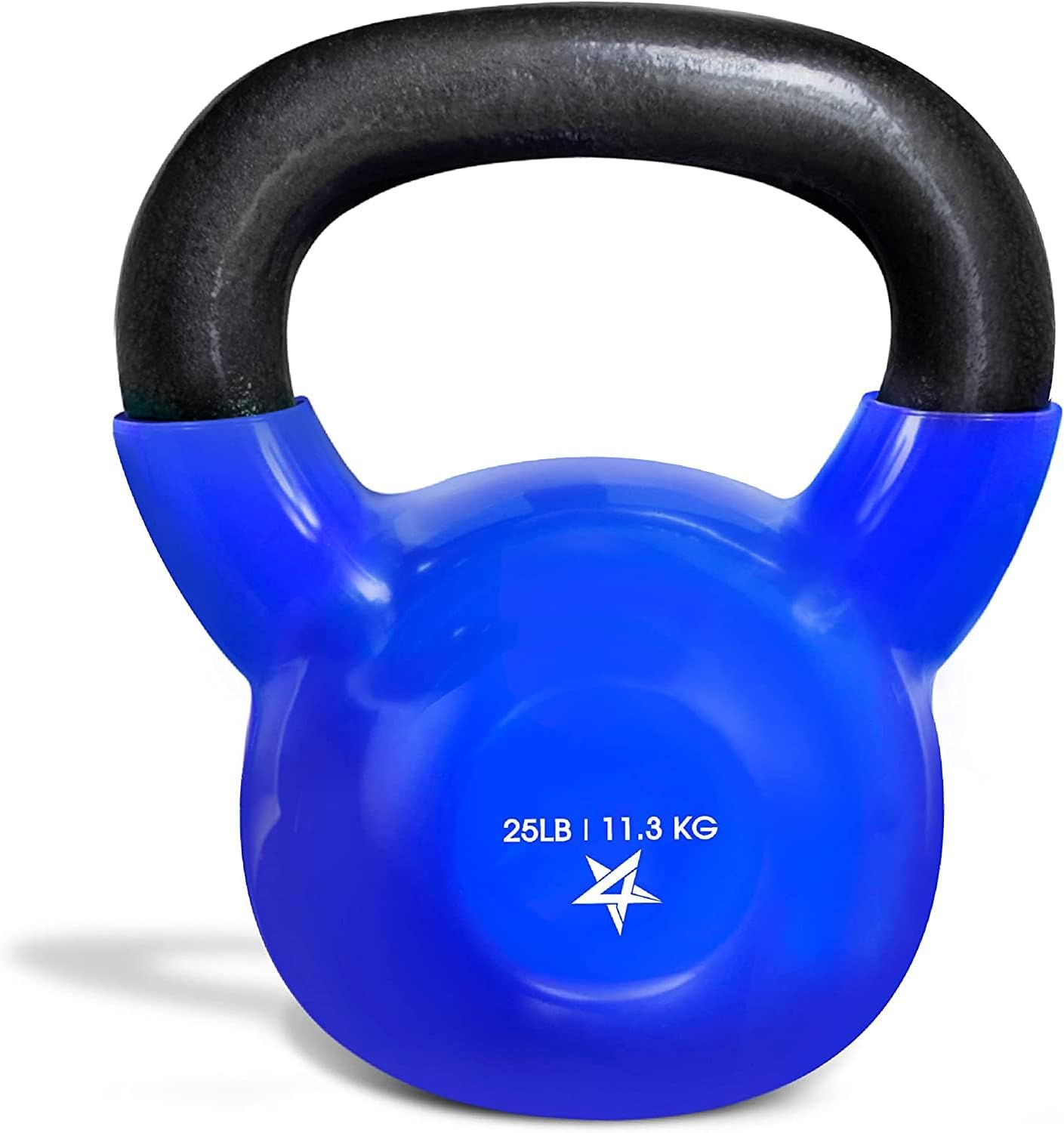 Yes4All Vinyl Kettlebell, 5–100 Lb Strength Training Kettlebell