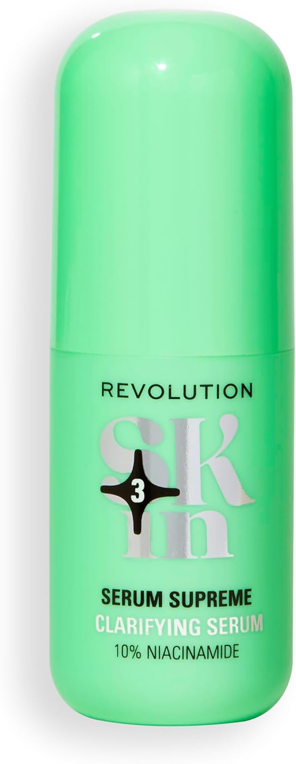 Revolution Skin, 10% Niacinamide Clarifying Face Serum, Hydrates & Smoothes Skin, Vegan & Cruelty-Free, 30ml