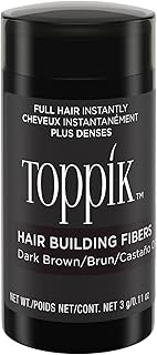 Toppik Hair Building Fibers, 3g Fill In Fine or Thinning Hair Instantly Thicker, Fuller Looking Hair 9 Shades for Men Women