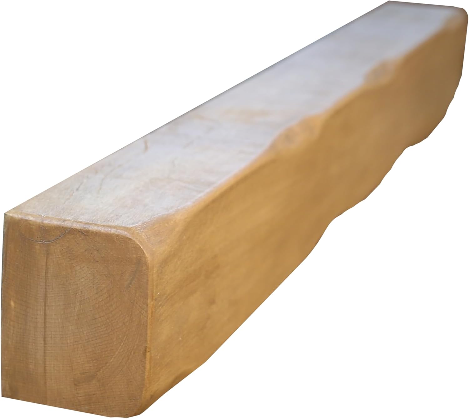 Solid Oak Beams for Fireplaces- Oak Floating Shelf for Home Decor- Rustic Shelves to Decorative Logs for Fireplace- Heavily Worked- Beam Size(90x12.5x10) Cm
