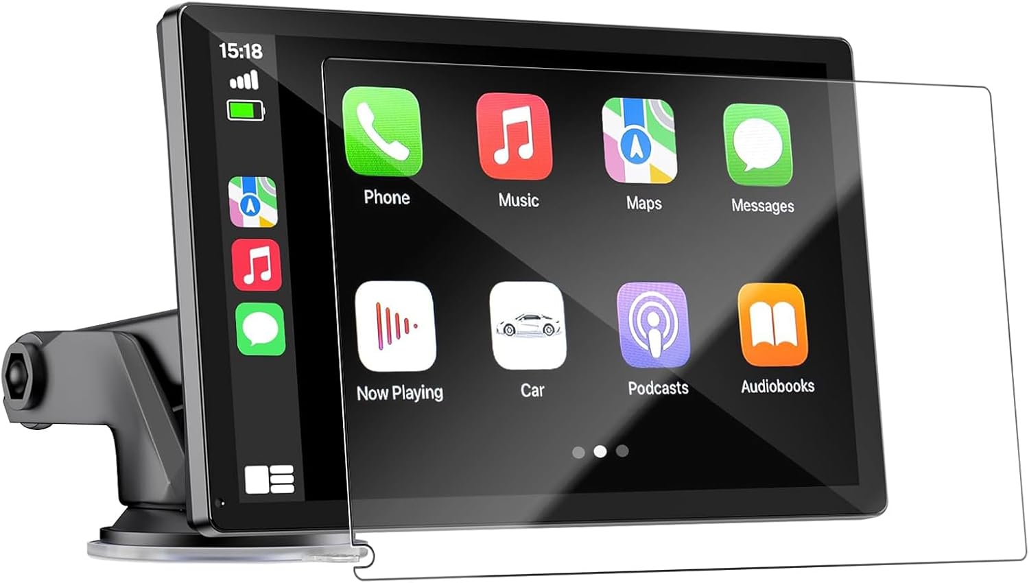 for HAUXIY Q9S Screen Protector,9 Inch Film for HAUXIY Portable Apple Carplay,Touch Screen Protector Foils Navigation Display Screen Protective Film HD Clear (1 Pack)