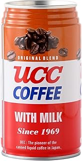 UCC Original Blend Coffee With Milk, Ready To Drink Coffee, Imported from Japan, 11.3 oz (Pack of 24)