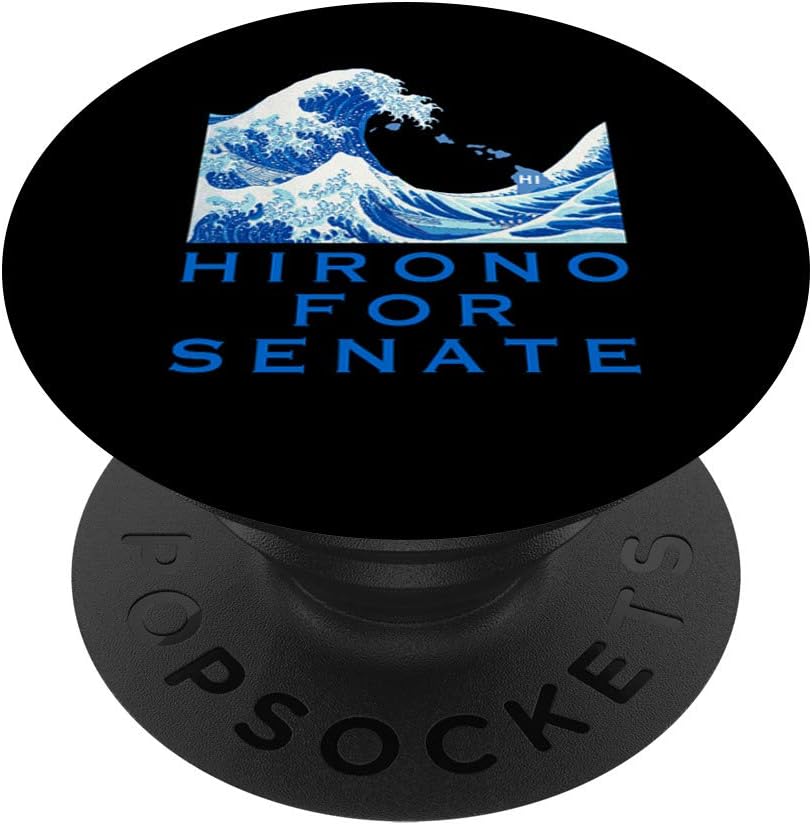 Hirono for Senate Blue Wave Hawaii HI Election Gear PopSockets Grip and Stand for Phones and Tablets