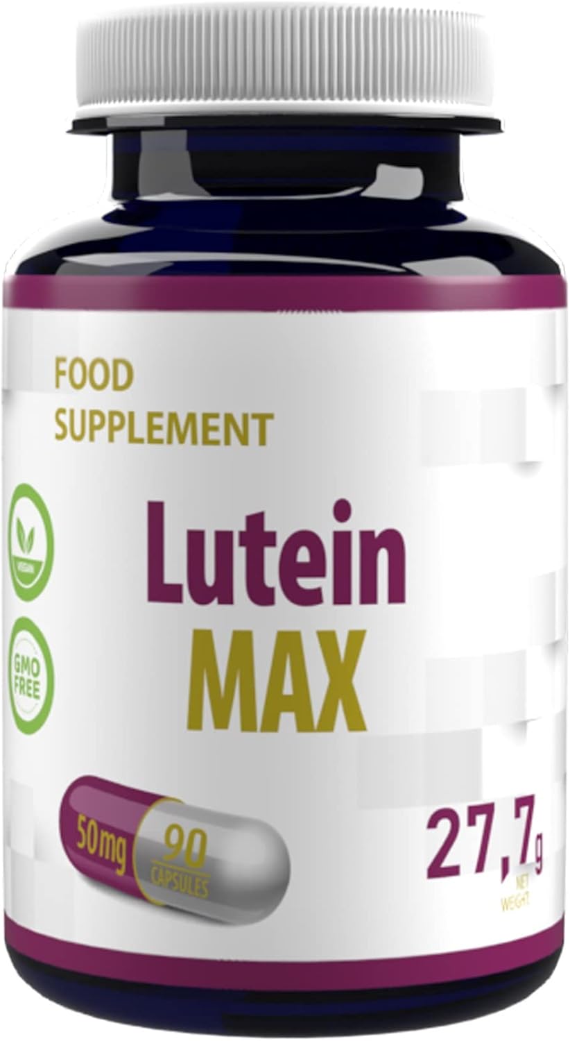 Hepatica Lutein Max 250mg | 90 Vegan Capsules | High Strength Vision, Eye Health & Macular Support | 3rd Party Lab Tested | Non-GMO & Gluten-Free