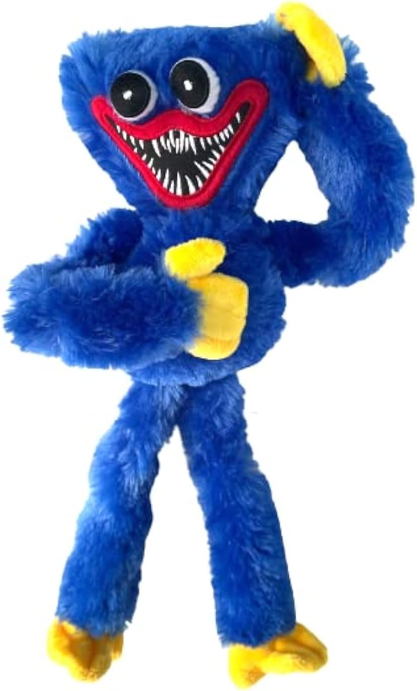 XEANCO Huggy Wuggy Plush Toy Blue, Poppy Playtime Soft Stuffed Long Plush, Funny Cute Plush Toy Perfect for Girls, Boys, Kids, Friends and Gifts(Blue)
