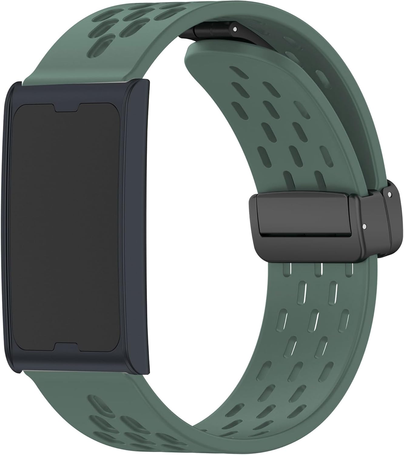 Compatible for Amazfit Helio Bands, Quick Release Breathable Silicone Replacemet Band Straps Compatible for Amazfit Helio Fitness Tracker Wristband