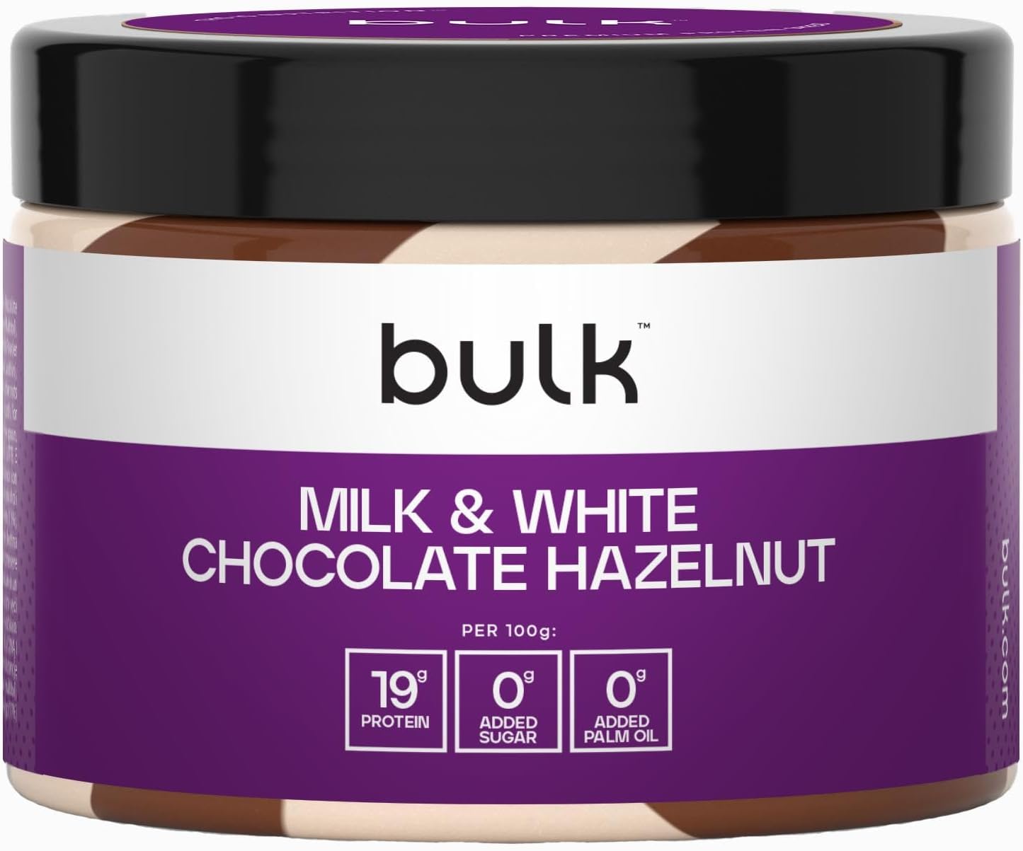 Bulk Protein Duo Spread, Milk & White Chocolate Hazelnut, 500 g, Packaging May Vary