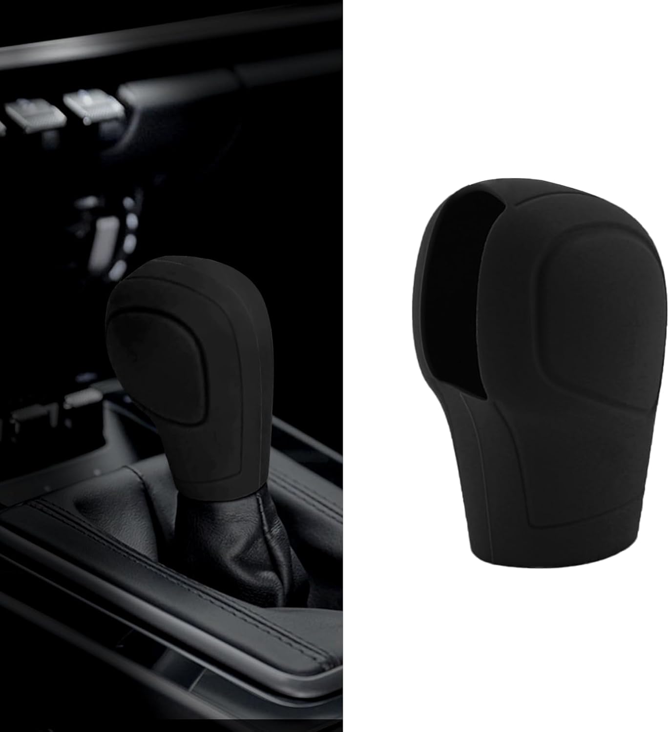 Car Gear Shift Knob Cover, Gear Shift Knob Cover Car Protect Accessories, Car Shift Protector Cover Protector, Silicone Automatic Gear Shift Knob Cover Universal for Most Cars