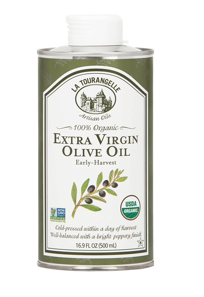 La Tourangelle, Organic Extra Virgin Olive Oil, Cold-Pressed High Antioxidant Picual Olives From Spain, 16.9 Fl Oz