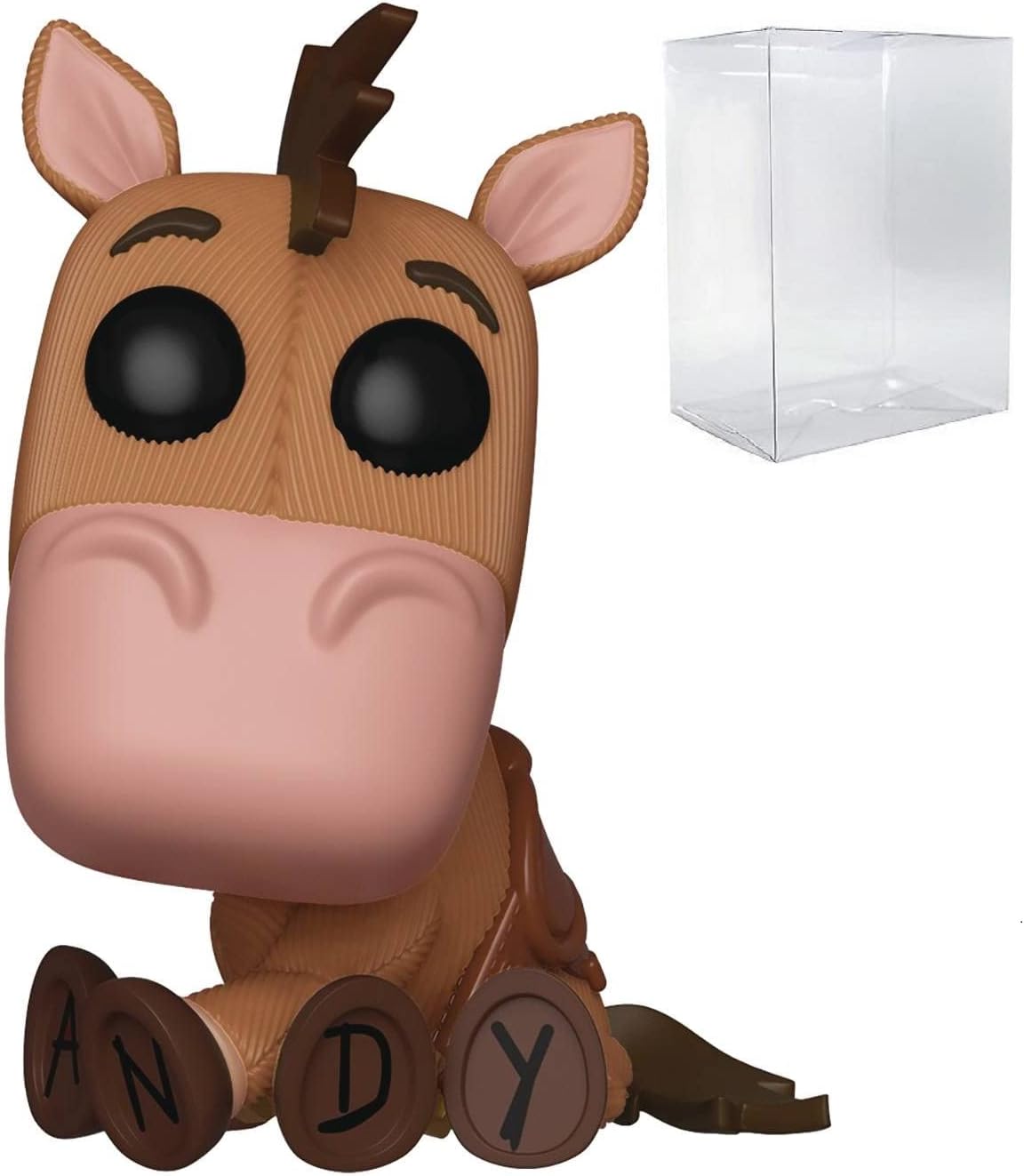 POP Disney Pixar: Toy Story - Bullseye Funko Vinyl Figure (Bundled with Compatible Box Protector Case), Multicolored, 3.75 inches