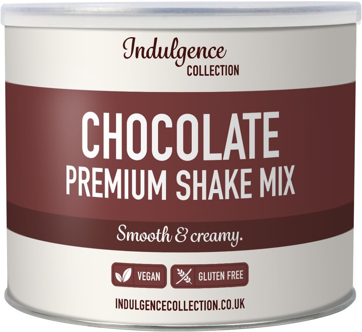 Indulgence Collection Chocolate Milkshake Powder Mix 1kg - Luxurious Thick and Creamy Texture - Ideal for Frappe and Smoothie Drinks - Vegan and Gluten-Free - Made in the UK