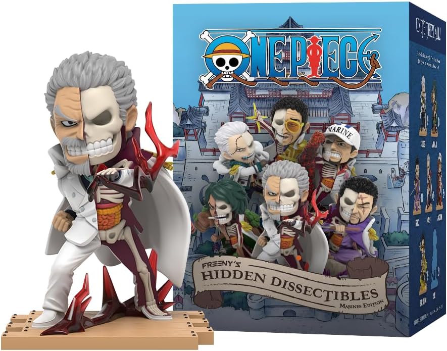Mighty Jaxx Freeny's Hidden Dissectibles One Piece Series 8 (Marines Edition) | Blind Box Collectible Figurines | Each Pack Contains a Random Figure