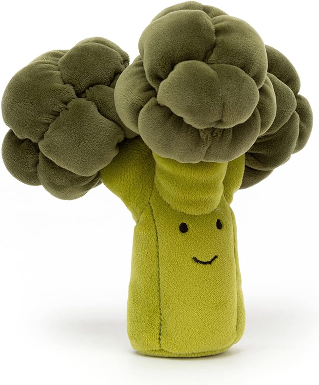 Jellycat Vivacious Vegetable Broccoli Stuffed Toy, 6 inches - Vegetable Plush - Great Gift Idea