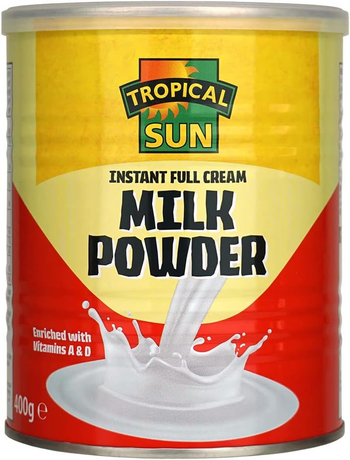 Tropical Sun Full Cream Milk Powder, 400G (Pack of 1) | Boosted with Vitamins A & D! |