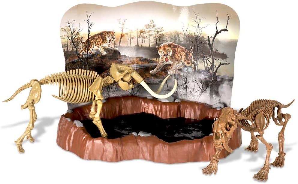 Basic Fun Dr. Steve Hunters Tar Pits Explorer (Saber Tooth Tiger + Mammoth)