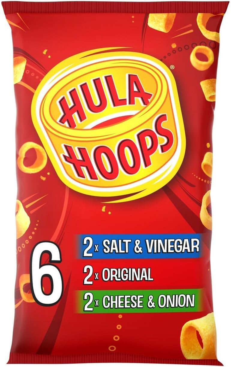 Hula Hoops Family Snack Pack, 144g