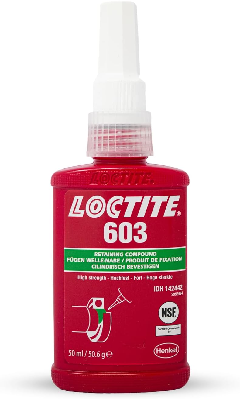 Loctite 142442 603 Threadlocker High Strength Retaining Compound, 50ml