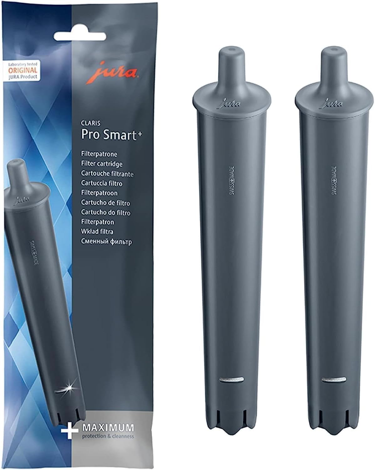 JURA CLARIS Pro Smart+ 25055 Water filter for WE6 WE8 X6 X8 GIGA X8 - Set of 2