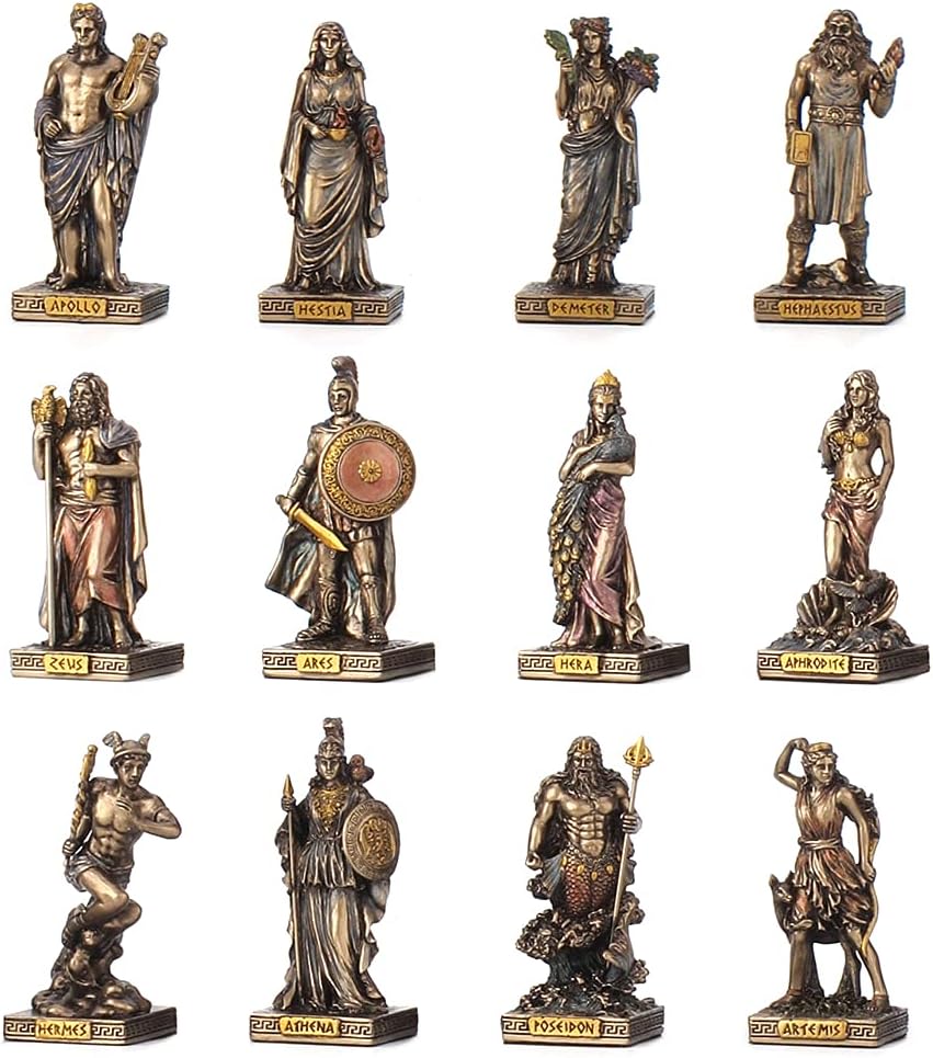 Veronese Design Greek Olympic Pantheon Figurine Set