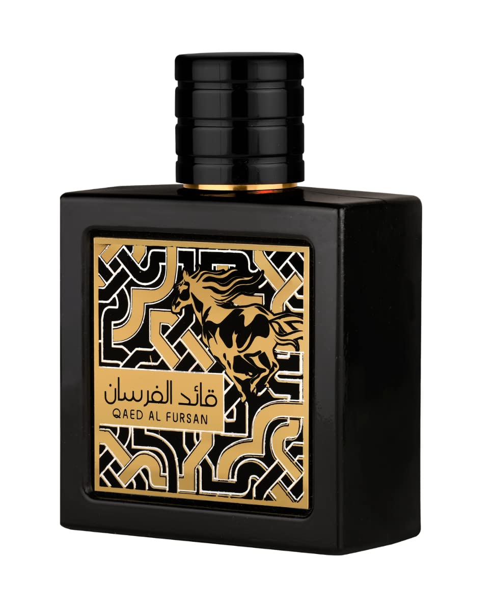 Lattafa Qaed Al Fursan for Men Eau de Parfum Spray, 3.04 Ounce