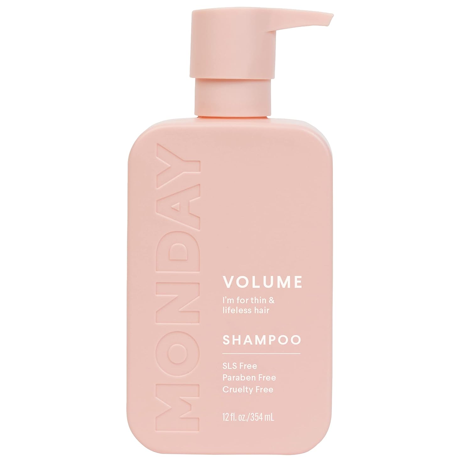 MONDAY HAIRCARE VOLUME Shampoo with Hydrolyzed Collagen & Macadamia Oil for Thin, Fine & Flat Hair 354 mL