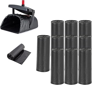 Dog Poop Bags Unscented Standard Extra Thick Waste Bag Refill Rolls For Dogs Black - 10 Rolls (200 Bags)