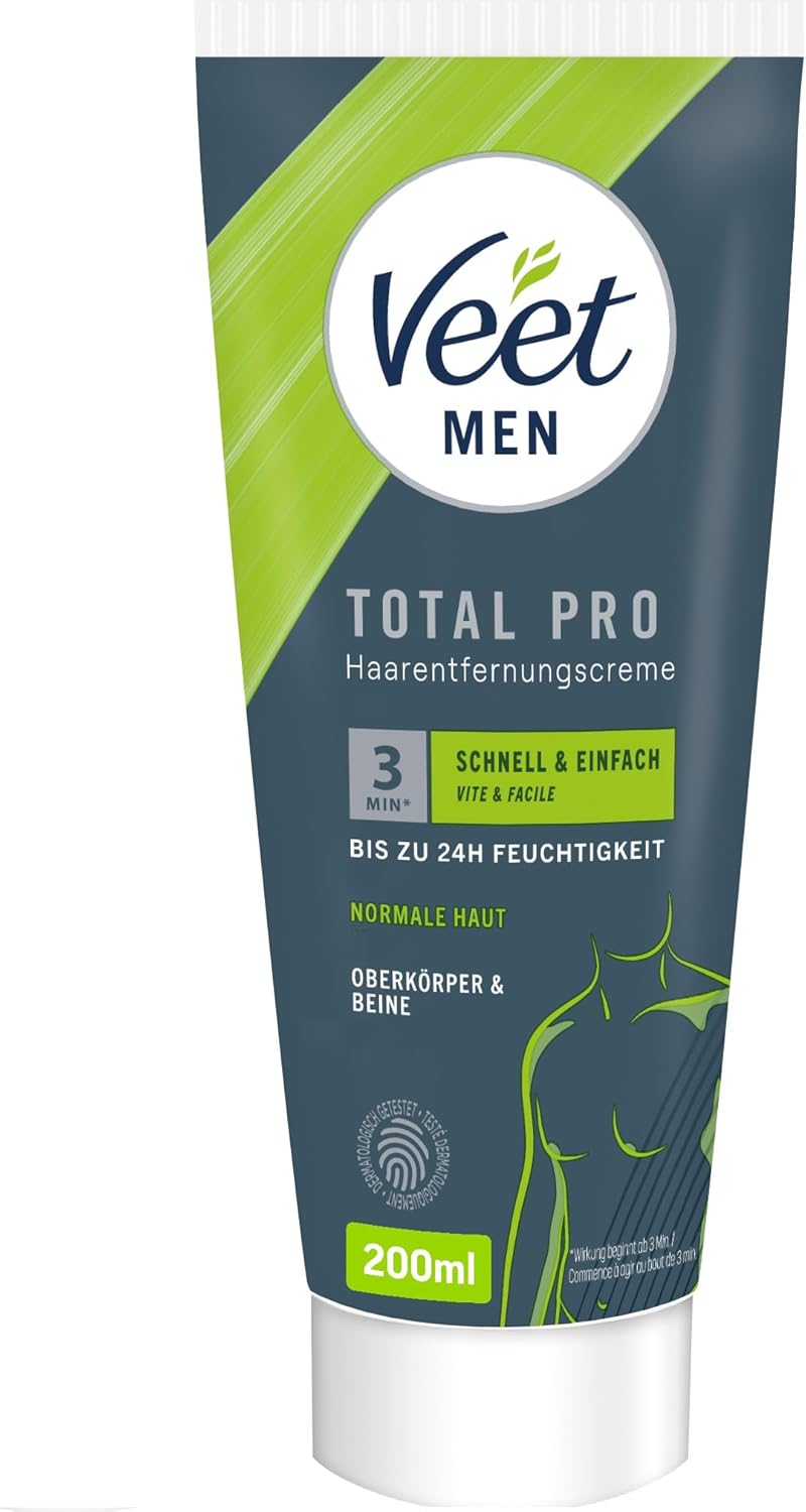 Veet for Men Hair Removal Gel Creme 200ml (1) (Packaging May Vary)
